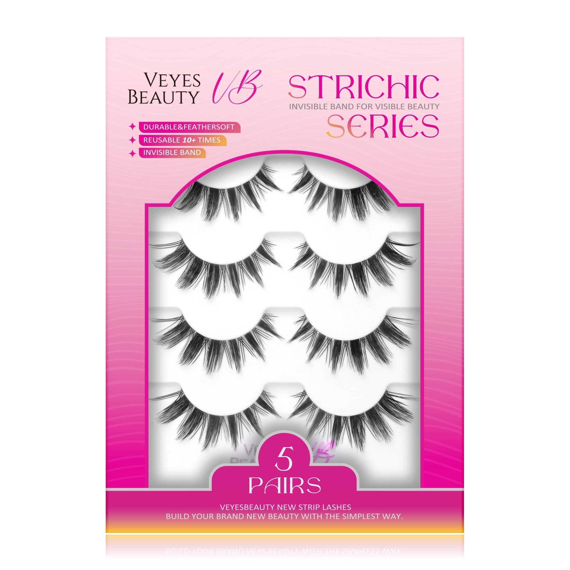 Rzęsy na pasku VeyesBeauty MANGA, 5 par