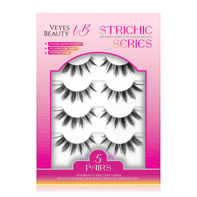 Rzęsy na pasku VeyesBeauty MANGA, 5 par